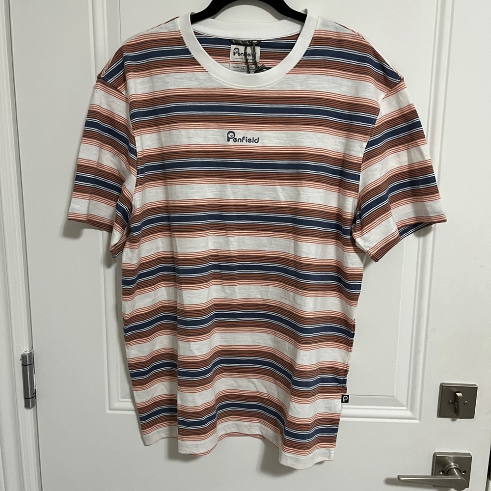 NWT - Penfield Men’s Bear Ombré Stripe T Shirt - Size L